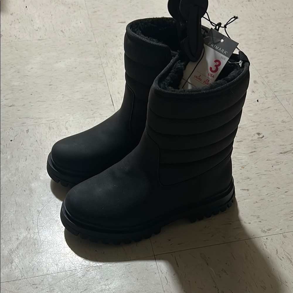 Brand New: Black Primark Winter Boots